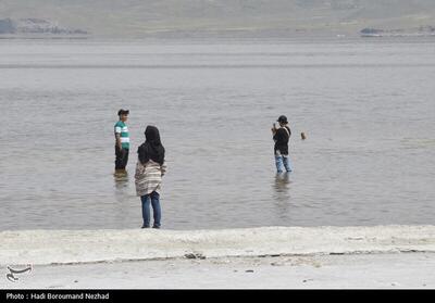 (تصاویر) روزهای بهاری دریاچه ارومیه