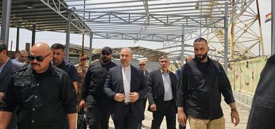 ادامه بازدید های اربعینی سفیر ایران در عراق از پایانه ها و مرزهای محل تردد زائرین