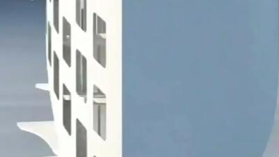 برج معلق آنالما تاور شاهکار مهندسین نیویورکی در دبی / فیلم