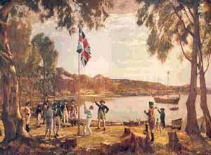 ۱۵ فوریه سال ۱۷۸۸ ـ صد ها مجرم انگلیسی به عنوان نخستین مهاجران اروپایی به استرالیا منتقل شدند و این شبه قاره از پیش مسکون را به تملک انگلستان در آوردند!!