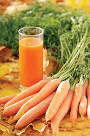آب هویج و عسل