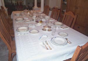 تزیین میز غذا