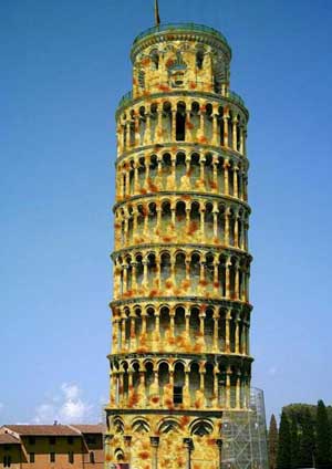 آیا می دانید چرا برج پیزا کج شده است؟