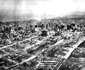 ۱۸ آوریل سال ۱۹۰۶ ـ زلزله و حریق مرگبار و ویرانساز سانفرانسیسکو