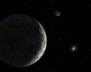 دهمین سیاره منظومه شمسی ماه دارد