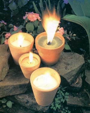 گلدان‌های شمع با عطر سنبل هندی