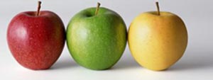 خوردن سیب برای تقویت لثه ها مفید است