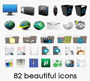 beautiful icons - آیکن های کلاسیک و زیبا