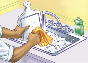 شستن ظرف و تخیل زنانه