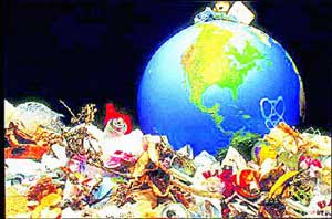 زمین پاک از زباله