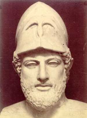 Perikles فرمانده ارتش و سیاستمدار آتنی (۹۳ ۴- ۴۲۹  قبل از میلاد)