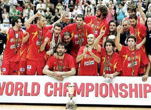 اسپانیا سلطان بسکتبال جهان