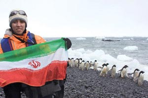 نخستین زن ایرانی مسافر قطب جنوب