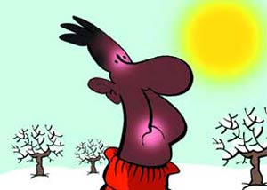 مراقب آفتاب‌سوختگی زمستانی باشید