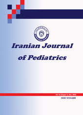 بیماری‌های کودکان ایران ـ سال نوزدهم، شماره ۱ (پیاپی ۶۷)، بهار ۱۳۸۸
