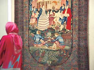 تاریخ فرش ایرانی را نمی‌توان فروخت