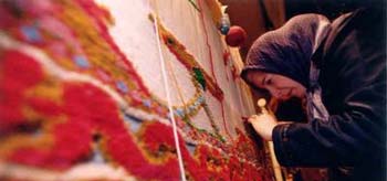 فرش ایران تار هنر به پود رنج