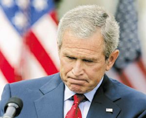 آخرین صفحات  کتاب شکست های بوش