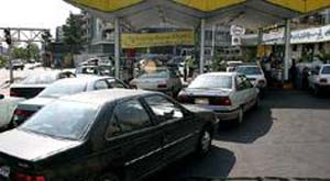 ترافیک سنگین در پمپ بنزین ها