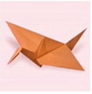 آموزش اوریگامی ساخت پرنده دریایی در حال پرواز