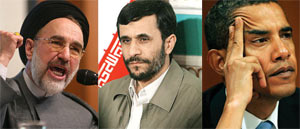 خاتمی ـ احمدی‌نژاد ـ اوباما