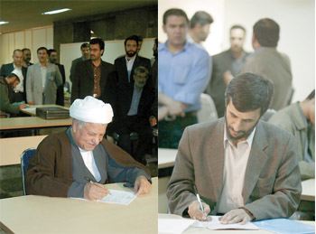 سبد احمدی نژاد و سبد هاشمی