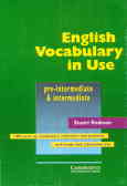 English vocabulary in use: pre-intermediate and intermediate