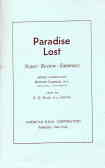 Paradise lost: notes, review, summary