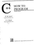 C++ how to program