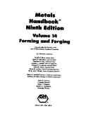 Metals handbook: forming and forging
