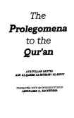Prolegomena To The Quran