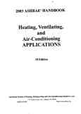 2003 ashare handbook: heating, ventilating, and air conditioning applications