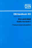 Din handbook 403 iron and steel quality standards 3 pressure vessels and pipelines