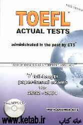 TOEFL actual tests administrated in the past by ETS