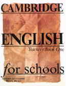 Cambridge English for schools: teacher's book one