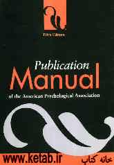 Publication manual of the american psychological association