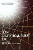 Iran statistical digest 1380 [march 2001 - march 2002]