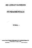 2001 Ashrae handbook fundamentals