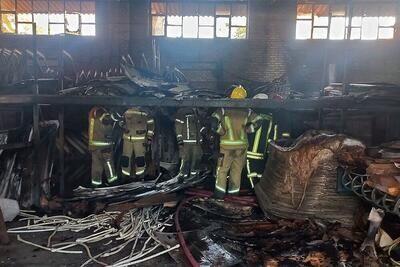 آخرین خبر از آتش‌سوزی سوله‌های مدیران‌خودرو در بم