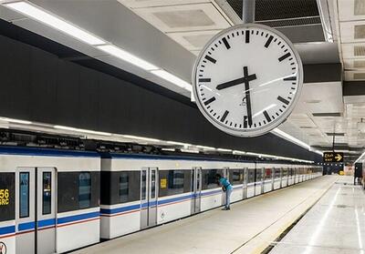 راهنمای ساعات حرکت مترو تهران - تسنیم
