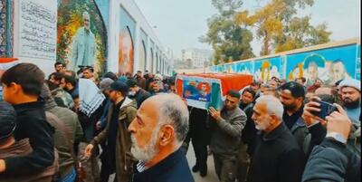 خبرگزاری فارس - پیکر شهدای عملیات تروریستی رژیم صهیونیستی در سوریه تشییع شد+فیلم