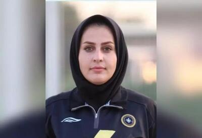 پرستو احمدی مربی تیم ملی دوومیدانی داخل سالن ایران شد