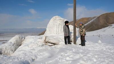 فیلم| جلوگیری از خشکسالی در قرقیزستان با یخچال‌های مصنوعی