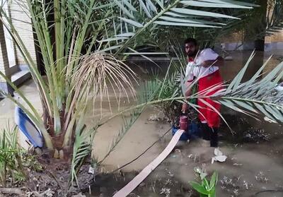 امدادرسانی به عشایر گرفتار شده در سیلاب‌ بخش شهیون - تسنیم