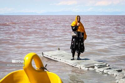 (تصاویر) دریاچه ارومیه نجات یافت؟