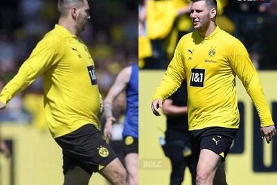 عکس؛ اضافه وزن عجیب مدافع دورتموند در آستانه فینال لیگ قهرمانان اروپا