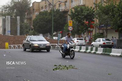 وزش باد خیلی شدید و احتمال وقوع طوفان در تهران