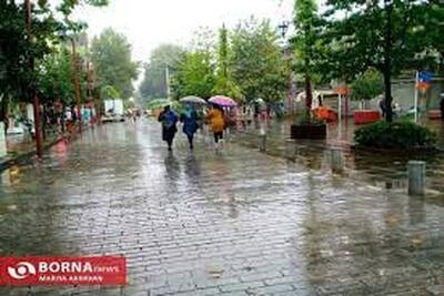 باران بیشتر نقاط استان را فرا می گیرد