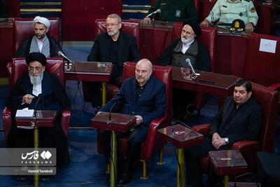 تصاویر: حضور قالیباف در افتتاحیۀ ششمین دورۀ مجلس خبرگان