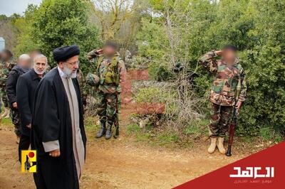 تصاویری که حزب‌الله لبنان برای اولین بار از شهید رئیسی منتشر کرد/عکس